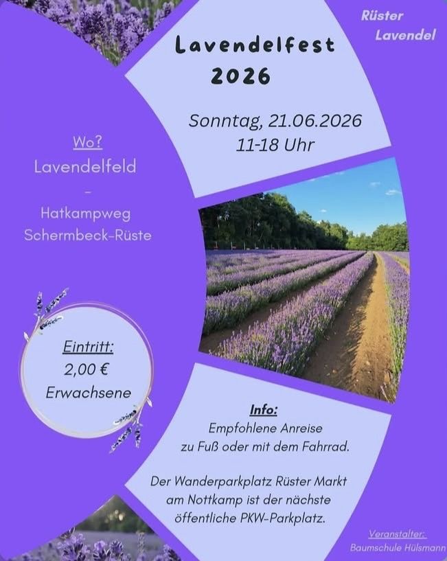Plakat Lavendelfest 2026